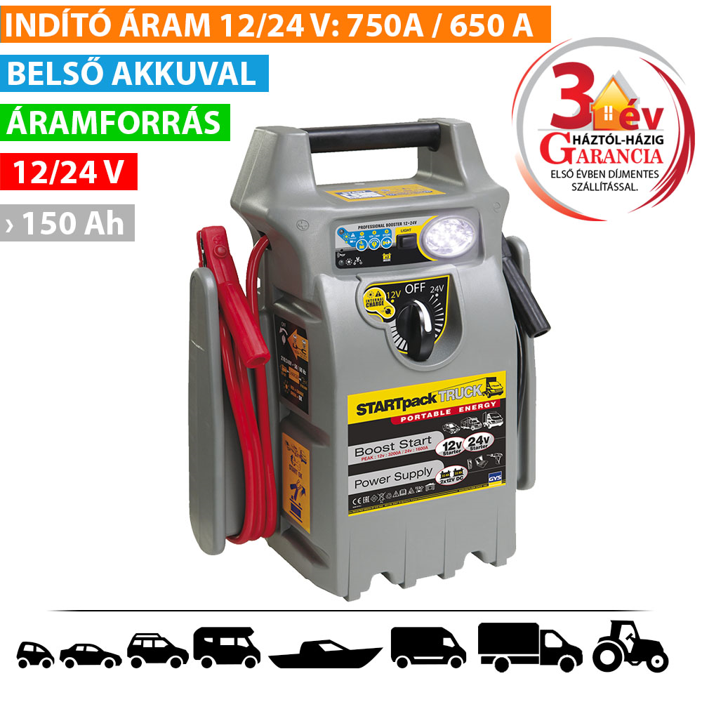 GYS STARTpack TRUCK akkumulátoros indító termék fő termékképe