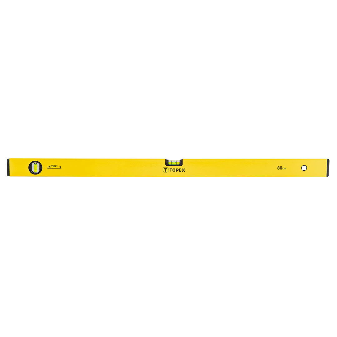 Topex 29C503 vízmérték, alumínium, 2 libellával, 80 cm termék fő termékképe
