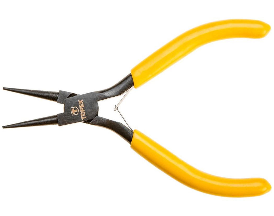 Topex 32D034 műszerész kerekcsőrű fogó, 125 mm termék fő termékképe