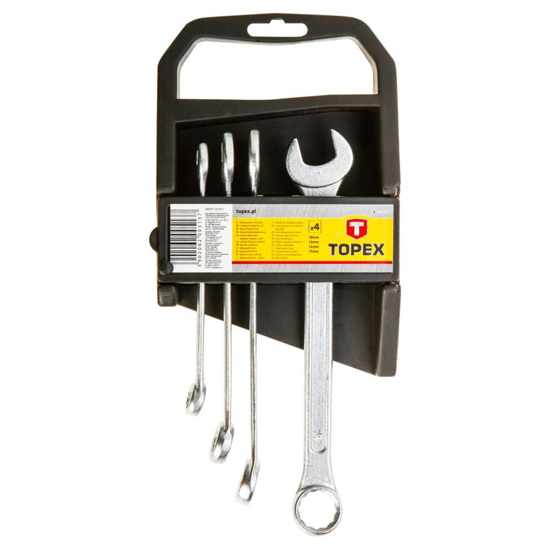 Topex 35D371 csillag-villáskulcs készlet, 4 részes termék fő termékképe
