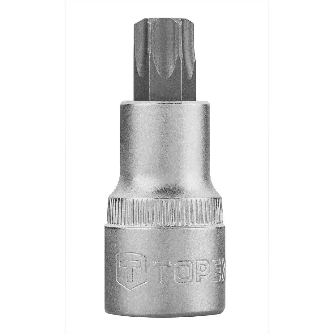 Topex 38D808 1/2"-os torx rátűzőkulcs, T55 termék fő termékképe