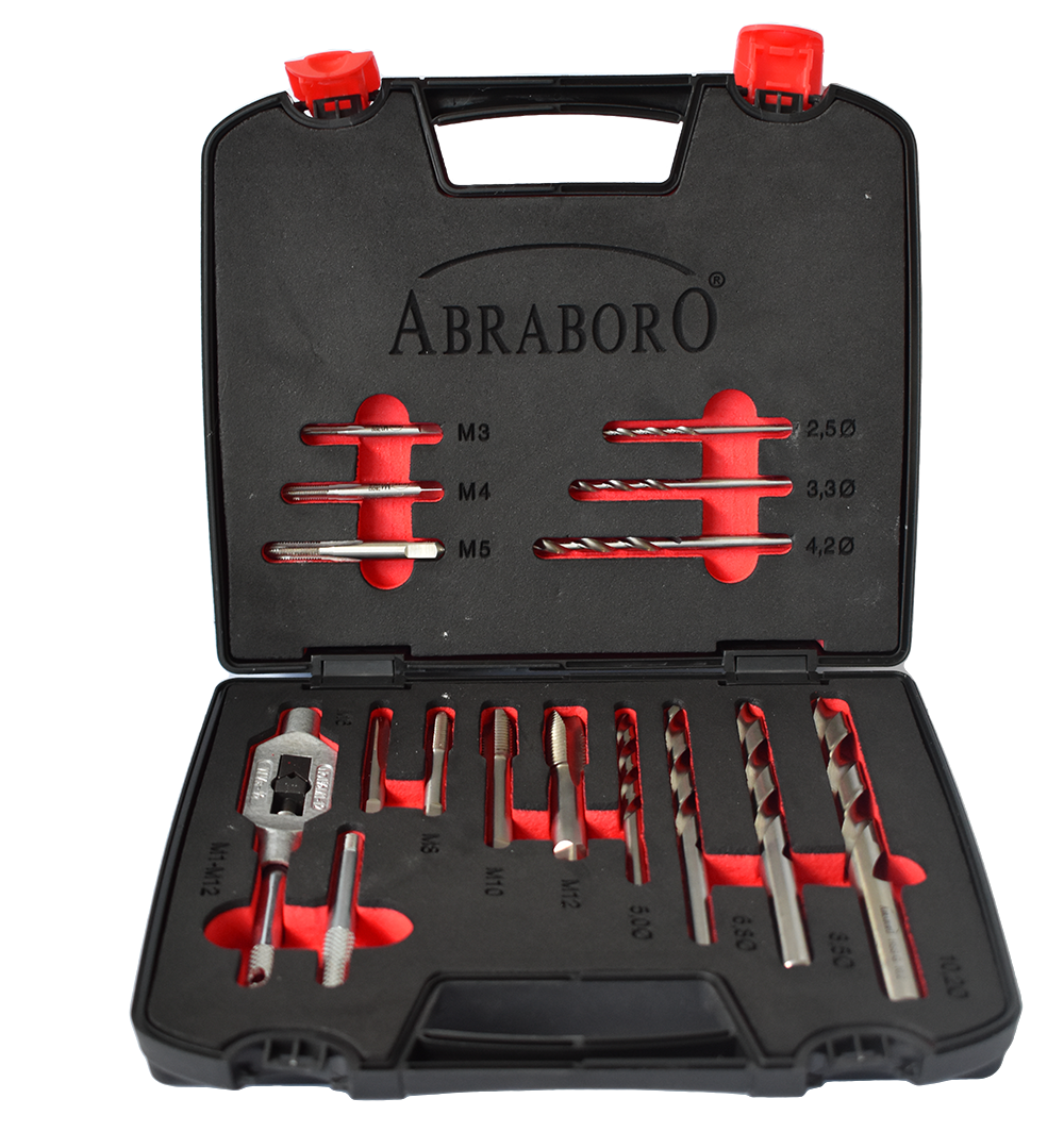 Abraboro HSS-G 15 részes bevágó menetfúró készlet, DIN 352 termék fő termékképe