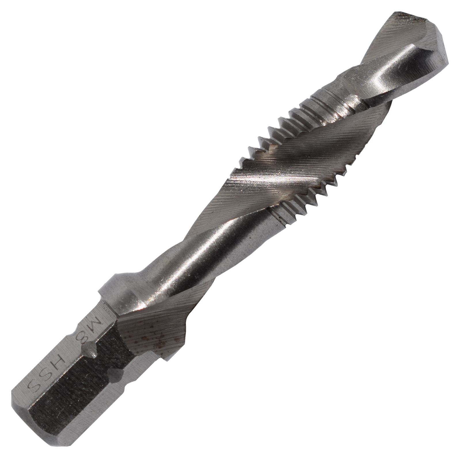 Abraboro M8 x 1.25 mm kombinált menetfúró bit, 1/4" hatszög befogással termék fő termékképe