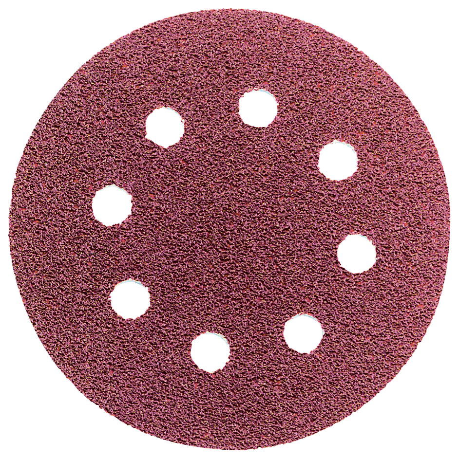 Abraboro 125 mm kör alakú csiszolópapír 8 lyukkal, 60-as szemcseméret, 50 db/csomag termék fő termékképe