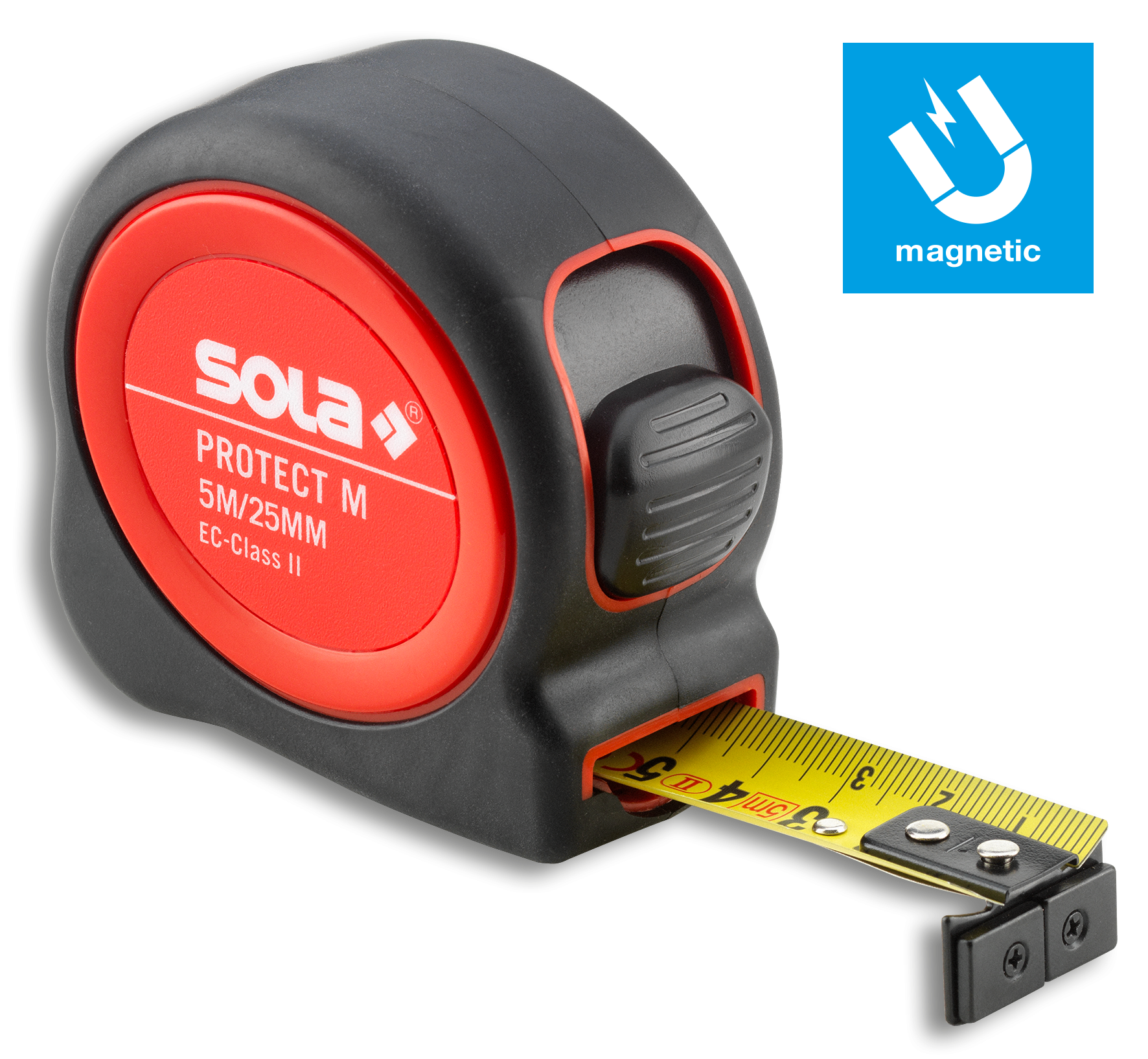 Sola PROTECT PE M 525 mérőszalag, 5 m (II, mm), mágneses termék fő termékképe