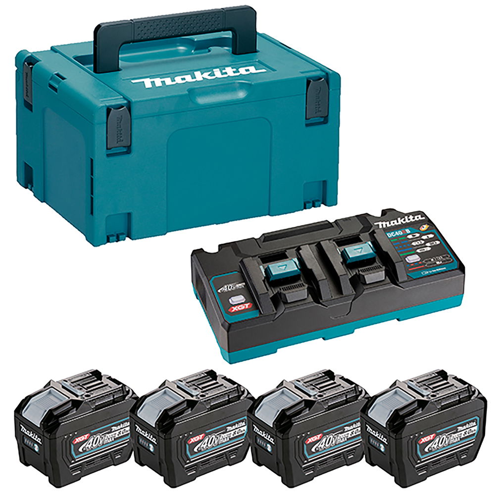 Makita 1910A8-3 40V max XGT akkumulátor csomag (4 x 8.0 Ah Li-ion akkuval, MAKPAC kofferben) termék fő termékképe