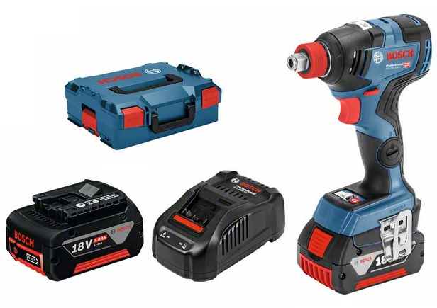 Bosch GDX 18V-200 C akkus ütvecsavarozó (2 x 5.0 Ah Li-ion akkuval, L-BOXX-ban) termék fő termékképe