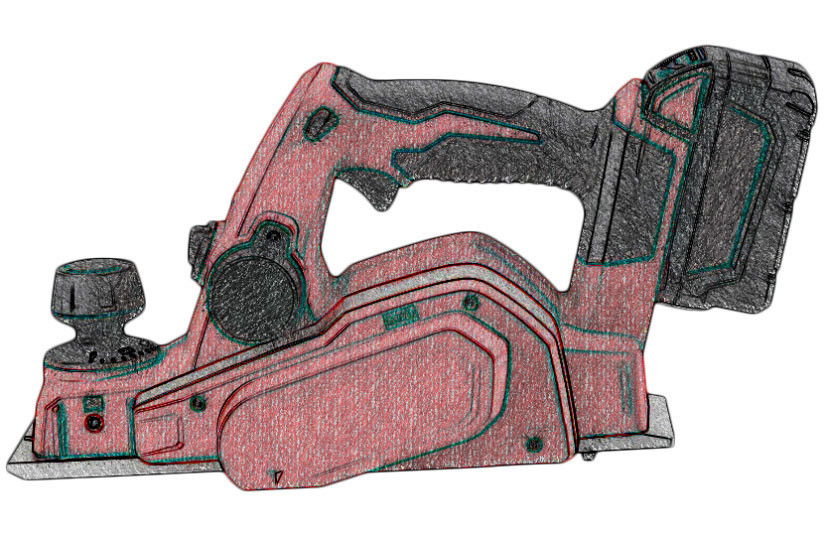 18 V akkus kézi gyalugép kölcsönzés termék fő termékképe