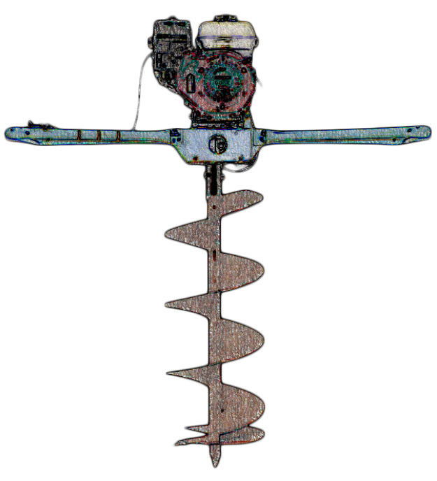 Robbanómotoros függőleges talajfúró kölcsönzés termék fő termékképe