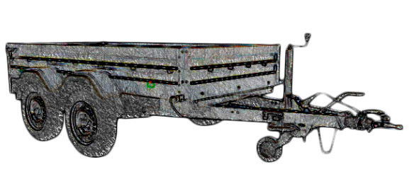 Közúti utánfutó kölcsönzés, duplatengelyes termék fő termékképe