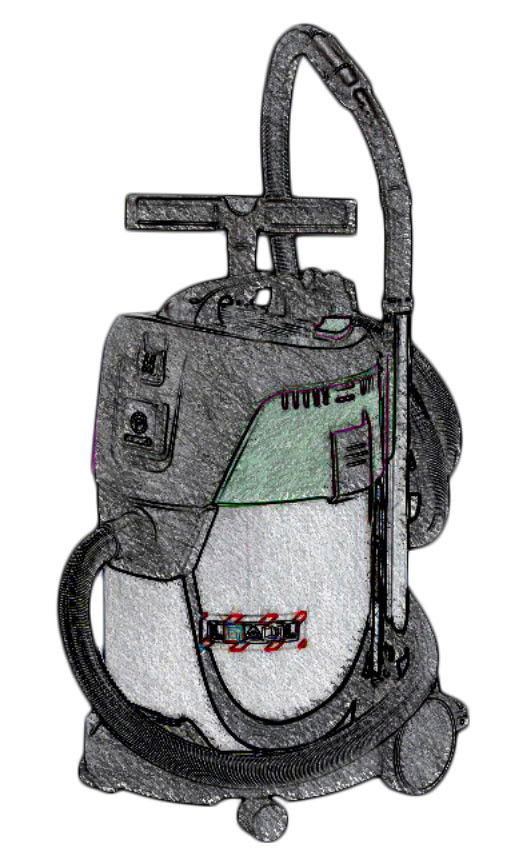 Hálózati ipari száraz-nedves porszívó kölcsönzés termék fő termékképe