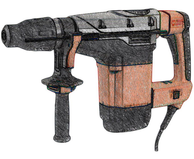 Hálózati SDS-max fúró-vésőkalapács kölcsönzés termék fő termékképe